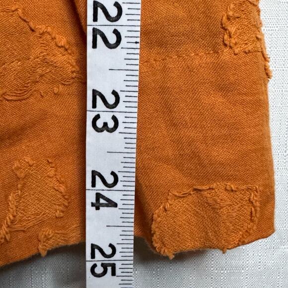 ANTHROPOLOGIE Somerset Mini Dress Womens S Petite Textured Puff Sleeve Pockets - Picture 9 of 10